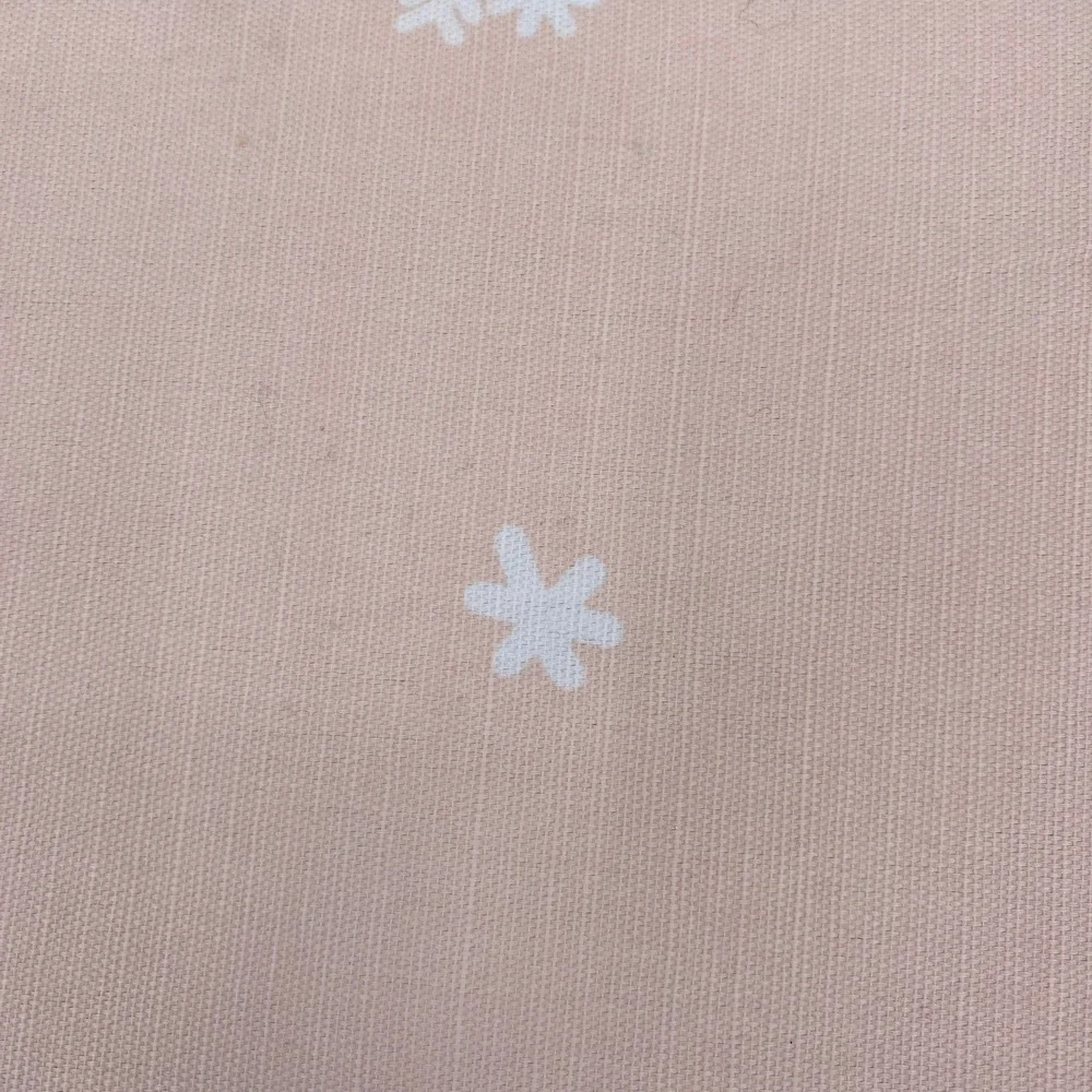 EnVogue Shower Curtain Pink Gingerbread Village Snowflake Holiday Christmas